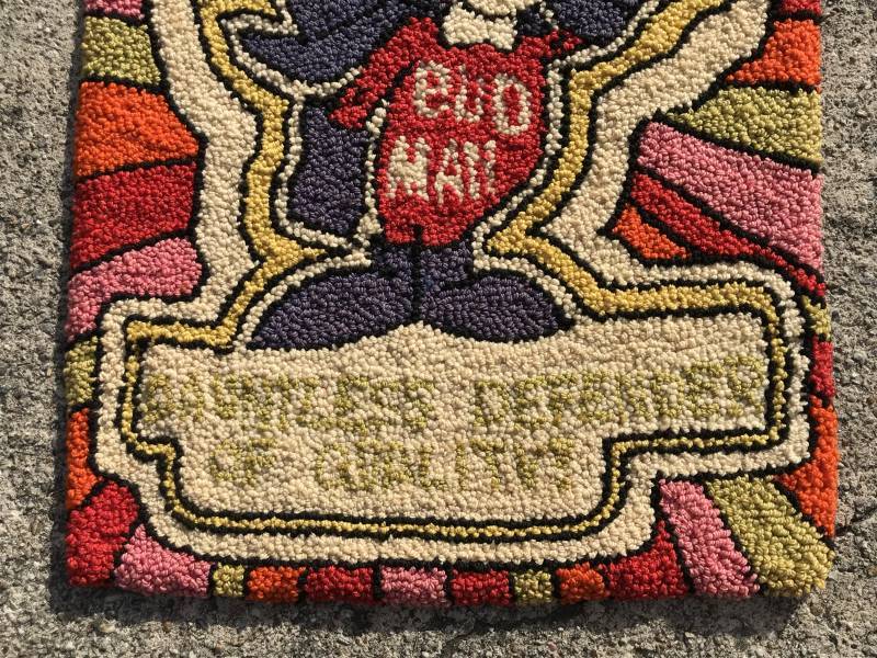 Bud Man “Dauntless Defender Of Quality!” Rug バドマン Bud Man “Dauntless Defender Of Quality!” Rug バドマン