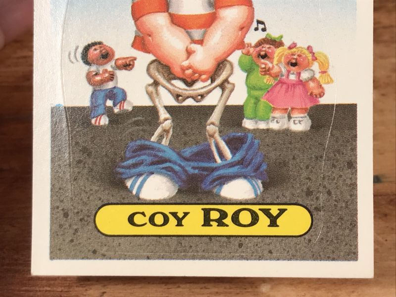 Topps Garbage Pail Kids “Coy Roy” Sticker Card 211b
