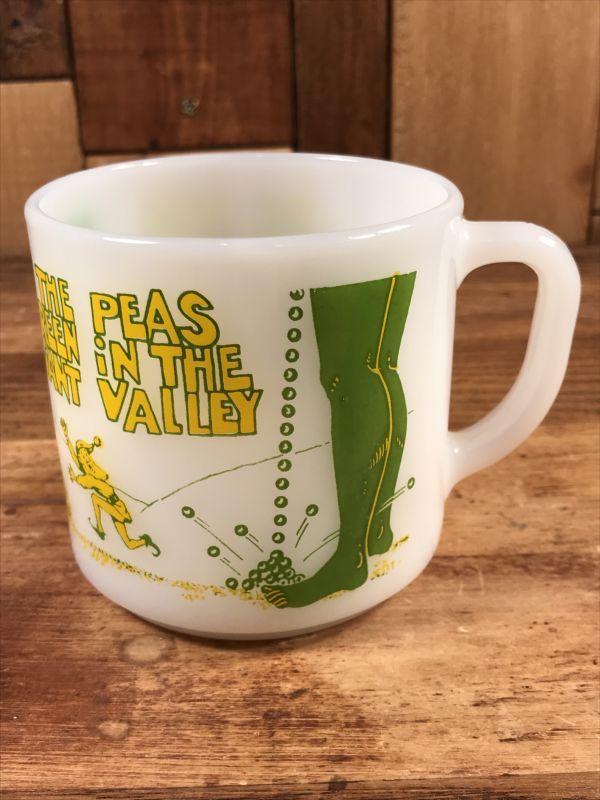 Federal “Green Giant” Milk Glass Mug グリーンジャイアント