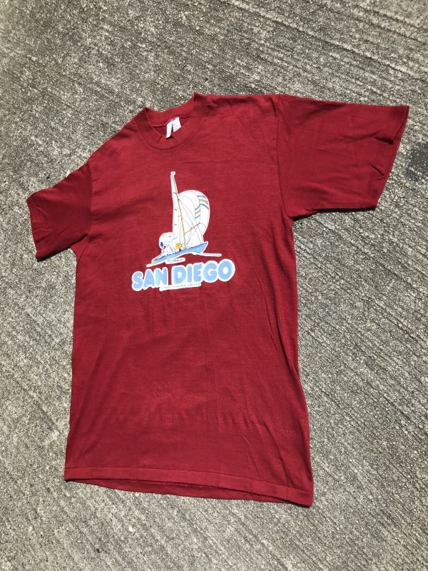 Peanuts Snoopy San Diego T Shirt スヌーピー ビンテージ Tシャツ 古着 80年代 Stimpy Vintage Collectible Toys スティンピー ビンテージ コレクタブル トイズ