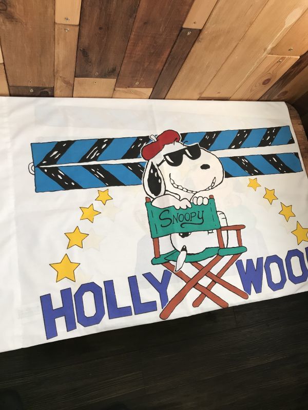 Snoopy Lucy Hollywood Pillow Case スヌーピー ビンテージ ピローケース 枕カバー 90年代 Stimpy Vintage Collectible Toys スティンピー ビンテージ コレクタブル トイズ