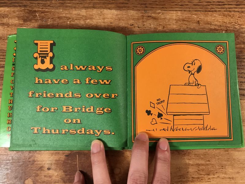 Peanuts Snoopy “Home Is On Top Of A Dog House” Picture Book