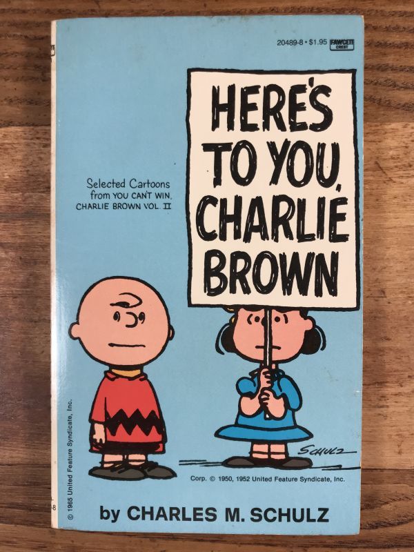 Snoopy Peanuts Gang Here S To You Charlie Brown Comic Book スヌーピー ビンテージ コミックブック 漫画本 80年代 Stimpy Vintage Collectible Toys スティンピー ビンテージ コレクタブル トイズ