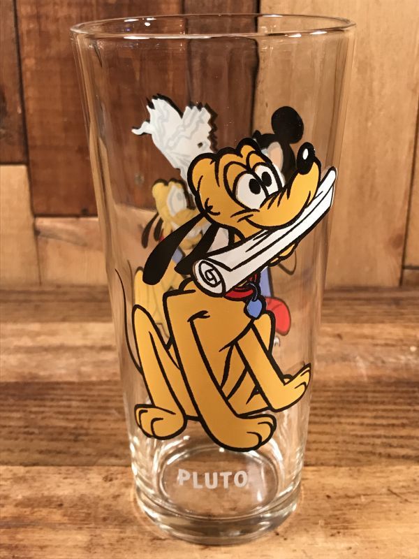 Pepsi Collector Series Disney Pluto Glass プルート ビンテージ グラス ペプシ 70年代 Stimpy Vintage Collectible Toys スティンピー ビンテージ コレクタブル トイズ