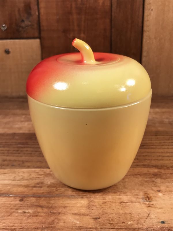 Hazel Atlas “Apple” Jam Jar アップル ビンテージ 容器 ヘーゼル ...