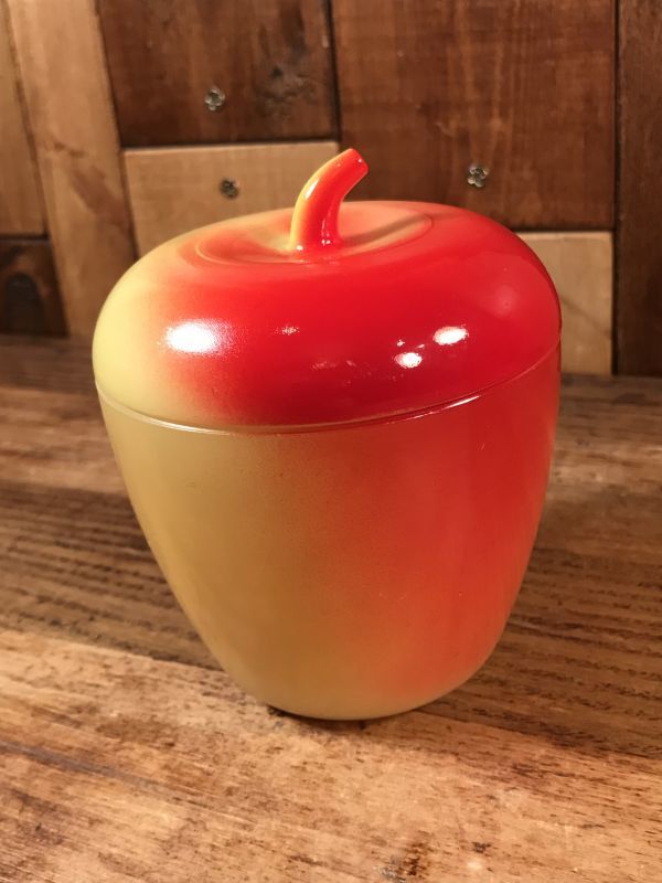 Hazel Atlas “Apple” Jam Jar アップル ビンテージ 容器 ヘーゼル ...