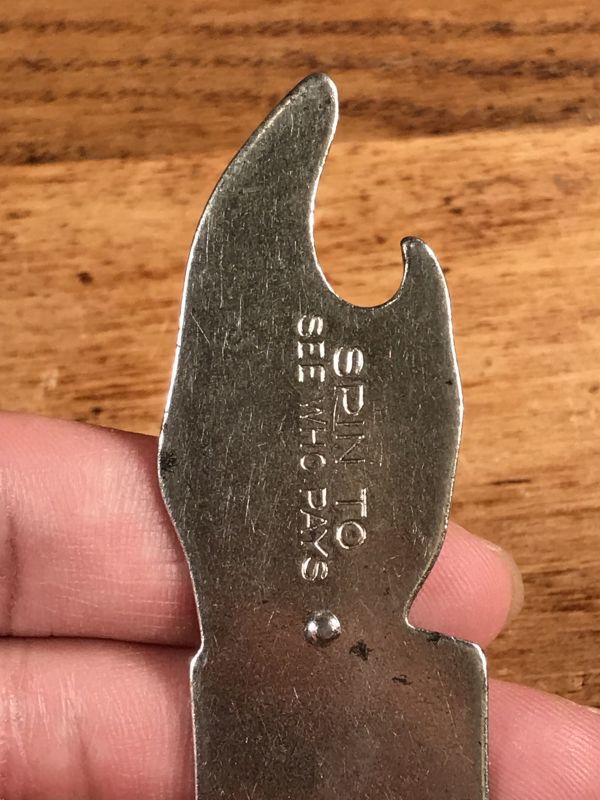 Earl K. Snow & Co. “You Pay” Bottle Opener ユーペイ