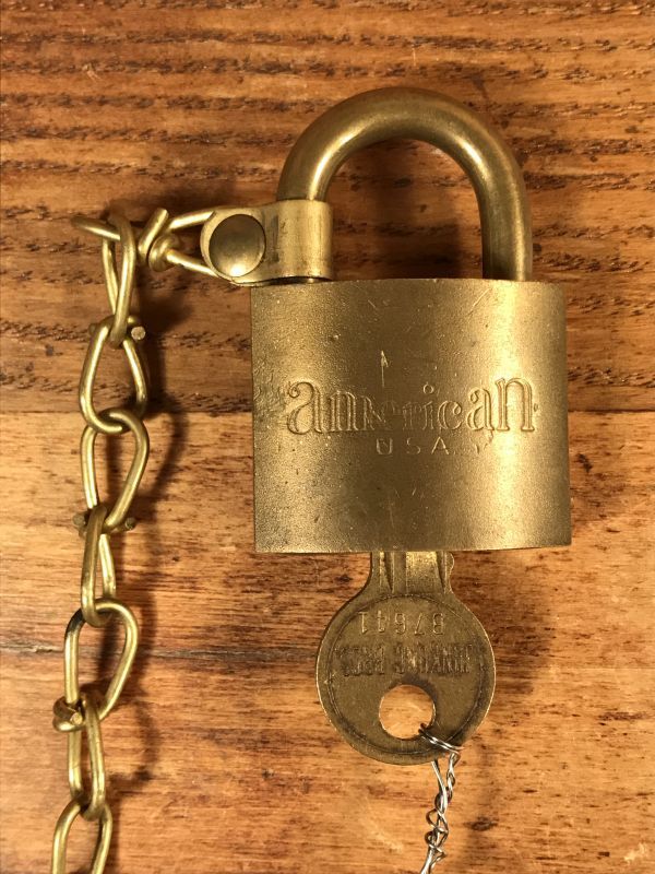 American Lock “Set U.S.” Military Brass Padlock Key ミリタリー