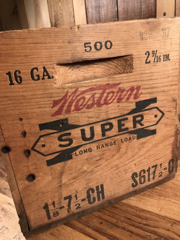 Western Cartridge Company Wood Box 弾薬 ビンテージ ウッドボックス