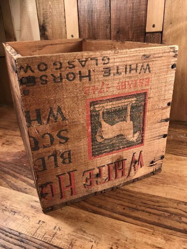 White Horse Celler Blended Scotch Whisky Wood Box スコッチ