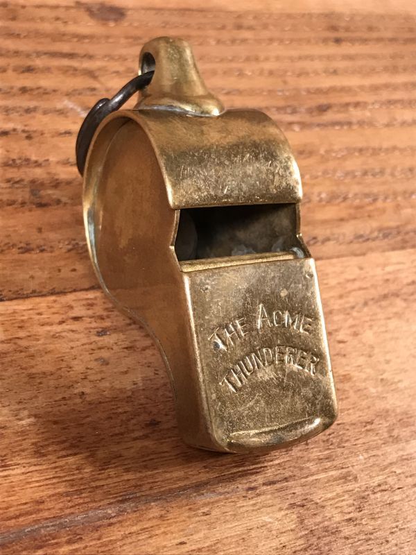 The Acme Thunderer Brass Whistle 真鍮 ビンテージ ホイッスル 呼び笛 ...