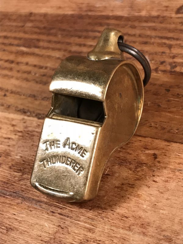 The Acme Thunderer Brass Whistle 真鍮 ビンテージ ホイッスル 呼び笛 ...