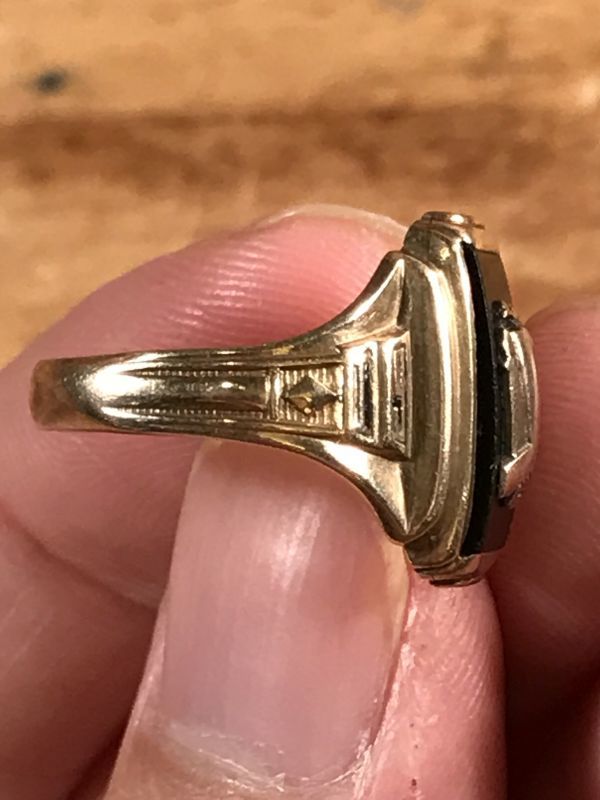 1943 Nowak 10K Gold Class Ring ゴールド ビンテージ カレッジリング