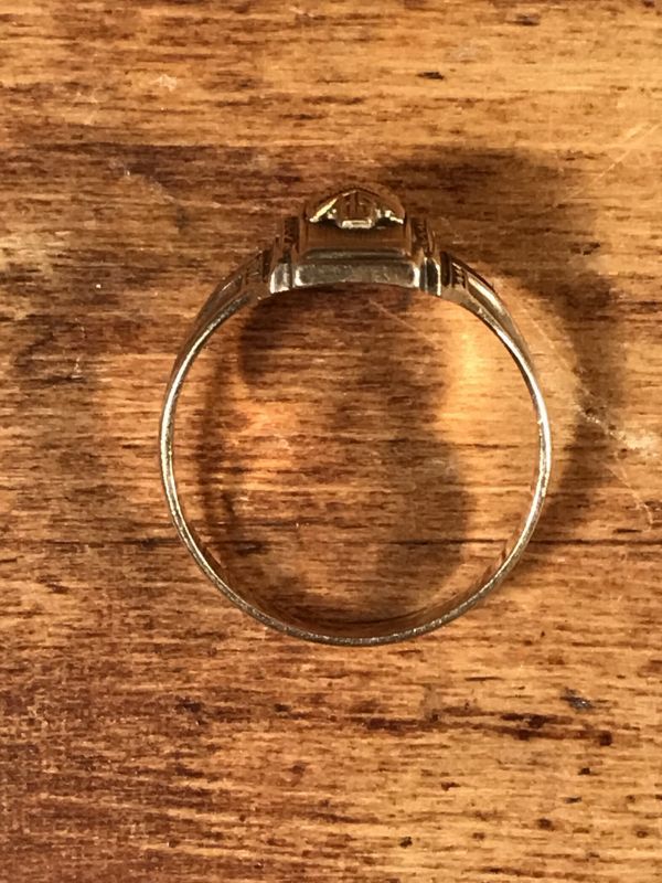 1944 Josten 10K Gold Class Ring ジャスティン ビンテージ