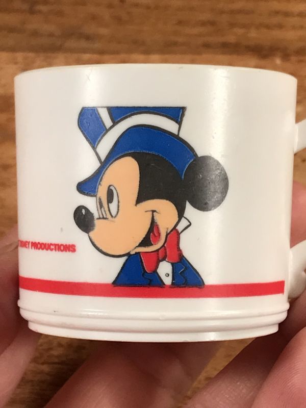 Disney Mickey & Minnie Plastic Mini Cup ミッキーマウス ビンテージ