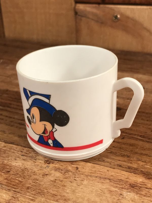 Disney Mickey & Minnie Plastic Mini Cup　ミッキーマウス　ビンテージ　プラスチックカップ　ミニーマウス　 70〜80年代