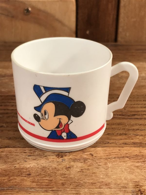 Disney Mickey & Minnie Plastic Mini Cup　ミッキーマウス　ビンテージ　プラスチックカップ　ミニーマウス　 70〜80年代