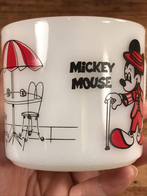 Disney Mickey & Minnie Mouse Fire King Mug ミッキー&ミニーマウス