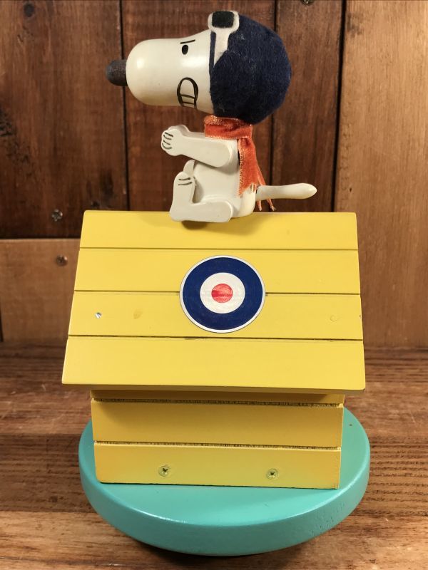 Peanuts Snoopy Red Baron “Flying Ace” Music Box フライングエース 