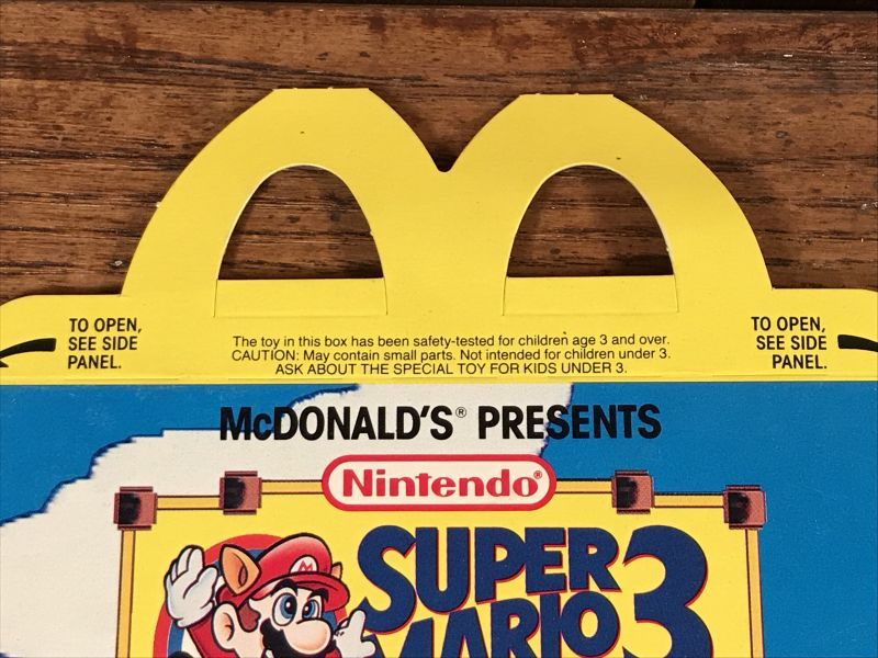 McDonald's “Super Mario Bros. 3” Happy Meal Box マクドナルド