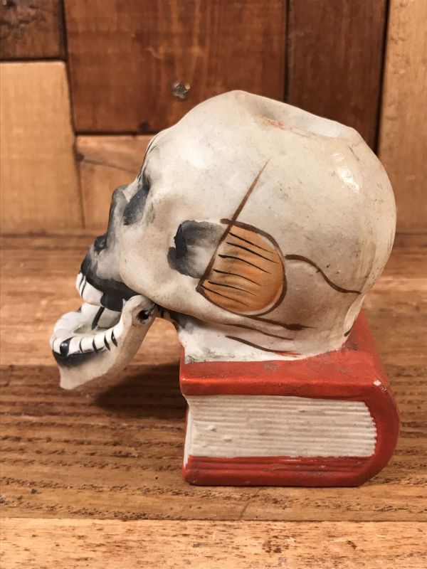 国内正規□ 陶器製Vintage Skull ビンテージスカル お香立て 50s 60s