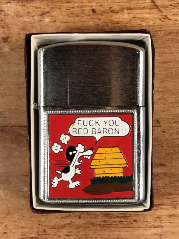 Reliance Snoopy Fuck You Red Baron Lighter スヌーピー ビンテージ ライター 60 70年代 Stimpy Vintage Collectible Toys スティンピー ビンテージ コレクタブル トイズ