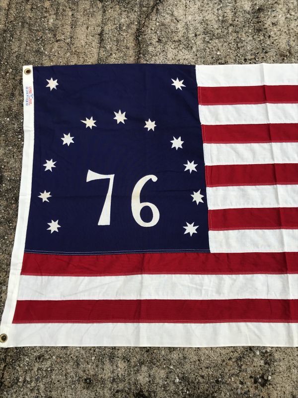 76” Bicentennial 13 Star American Cotton Flag ベニントンフラッグ