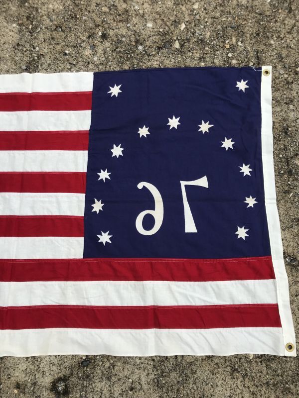 76” Bicentennial 13 Star American Cotton Flag ベニントンフラッグ