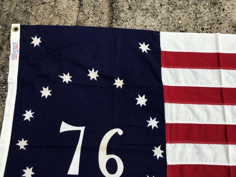 76” Bicentennial 13 Star American Cotton Flag ベニントンフラッグ