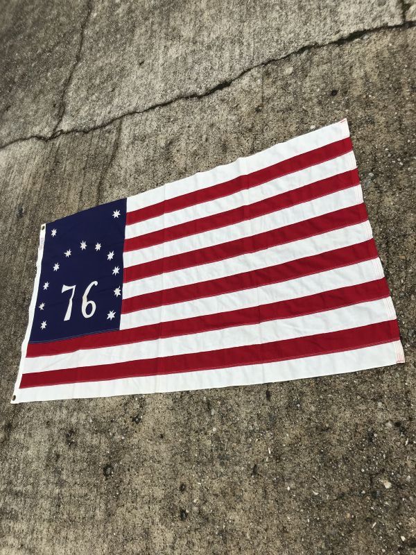 76” Bicentennial 13 Star American Cotton Flag ベニントンフラッグ