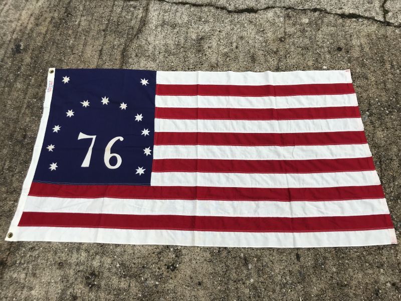 76” Bicentennial 13 Star American Cotton Flag ベニントンフラッグ