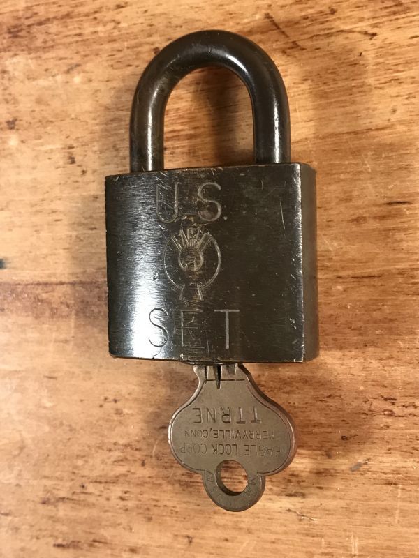 Eagle Lock “U.S. Set” Military Brass Padlock Key ミリタリー