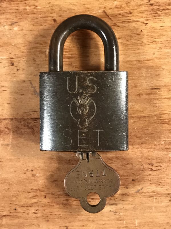 Eagle Lock “U.S. Set” Military Brass Padlock Key ミリタリー