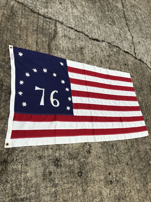 76” Bicentennial 13 Star American Cotton Flag ベニントンフラッグ