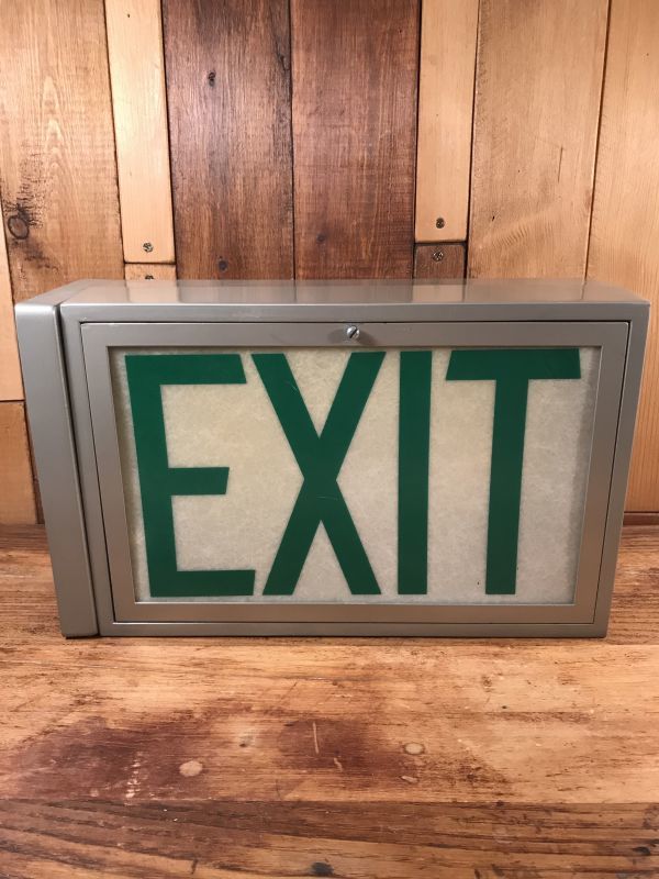Fiberglass “Exit” Light Up Sign イグジット ビンテージ ライトアップ