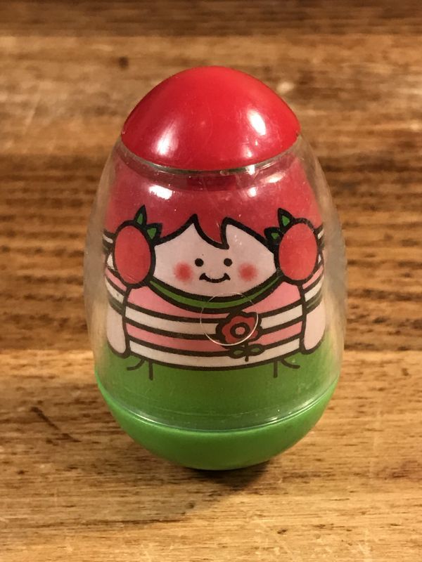 Hasbro Weebles Flower Girl Toy 女の子 ビンテージ ウィーブルズ 起き上がりこぶし 70年代 Stimpy Vintage Collectible Toys スティンピー ビンテージ コレクタブル トイズ