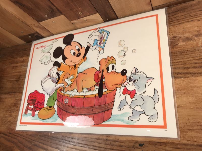 人気のファッションブランド ディズニー 撥水加工のランチョンマット２サイズセット 選べるキャラクター ミッキーマウス ベリー Riosmauricio Com