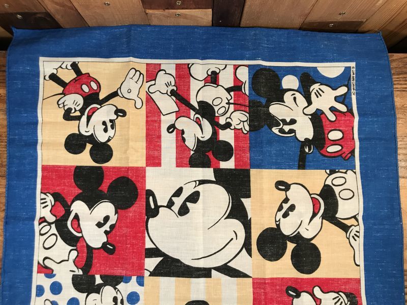 Disney “Mickey Mouse” Bandana ミッキーマウス ビンテージ バンダナ