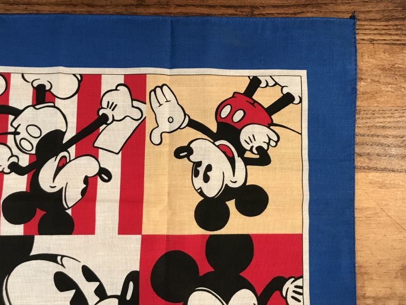 Disney “Mickey Mouse” Bandana ミッキーマウス ビンテージ バンダナ