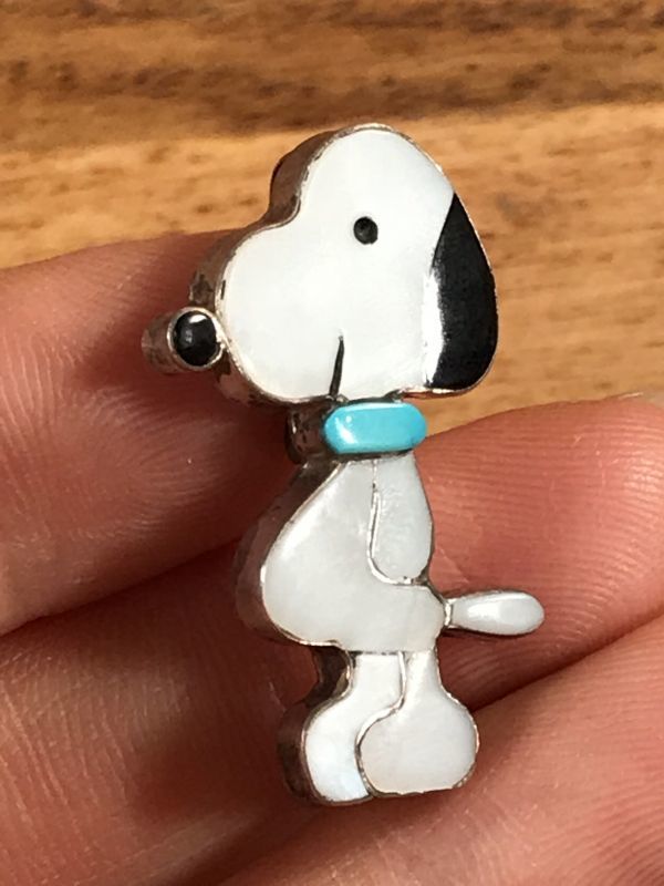 Snoopy Indian Jewelry “Zuni” Pinback スヌーピー ビンテージ ...