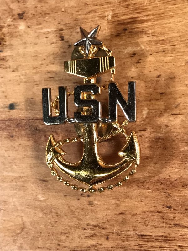 US Navy “USN” Senior Chief Petty Officer Pins USネイビー