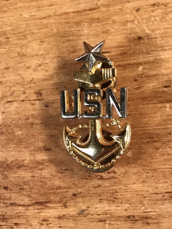 US Navy “USN” Senior Chief Petty Officer Pins USネイビー