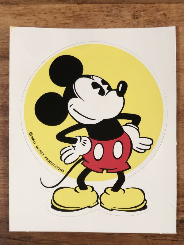 Murray Skoff Enterprises Disney Mickey Mouse Sticker ミッキーマウス ビンテージ ステッカー ディズニー 80年代 Stimpy Vintage Collectible Toys スティンピー ビンテージ コレクタブル トイズ