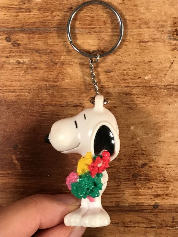 Peanuts Snoopy Woodstock Pvc Keychain スヌーピー ビンテージ キーホルダー ウッドストック 90年代 Stimpy Vintage Collectible Toys スティンピー ビンテージ コレクタブル トイズ