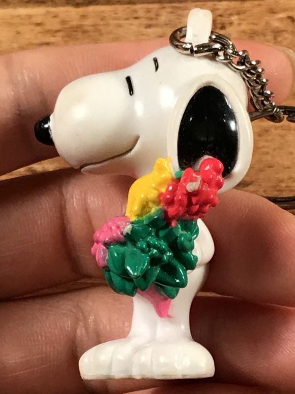 Peanuts Snoopy Woodstock Pvc Keychain スヌーピー ビンテージ キーホルダー ウッドストック 90年代 Stimpy Vintage Collectible Toys スティンピー ビンテージ コレクタブル トイズ