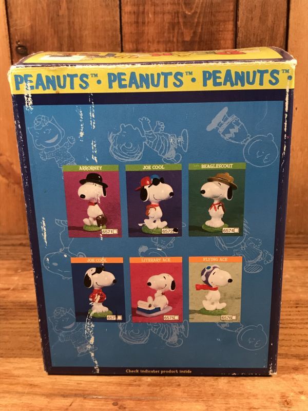 Peanuts Collection Snoopy Joe Cool Ceramic Figure スヌーピー ビンテージ セラミックフィギュア ジョークール 90年代 Stimpy Vintage Collectible Toys スティンピー ビンテージ コレクタブル トイズ