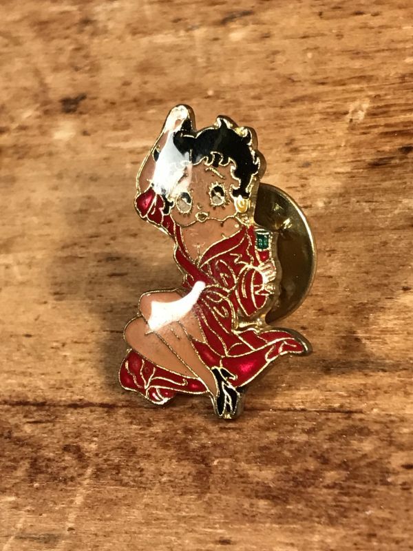 Betty Boop Enamel Pins ベティブープ ビンテージ ピンバッジ ベティちゃん ピンズ 80年代 Stimpy Vintage Collectible Toys スティンピー ビンテージ コレクタブル トイズ