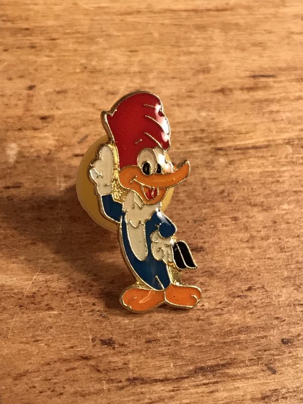 Woody Woodpecker Enamel Pins ウッディーウッドペッカー ビンテージ ピンバッジ ピンズ 80年代 Stimpy Vintage Collectible Toys スティンピー ビンテージ コレクタブル トイズ