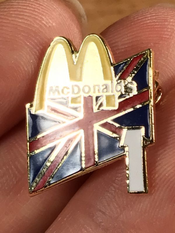 McDonald's “Union Jack 1” Metal Pins マクドナルド ビンテージ