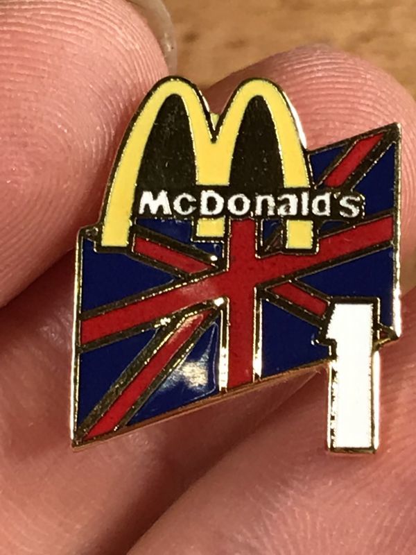 McDonald's “Union Jack 1” Metal Pins マクドナルド ビンテージ